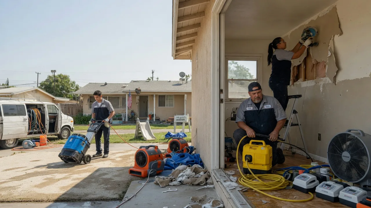 Water Damage Restoration in Evansville, IL near me